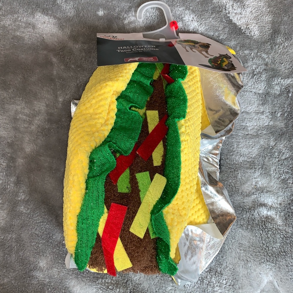 Size Small Pet Halloween Costume Taco Tuesday Dog Cat Celebrate New